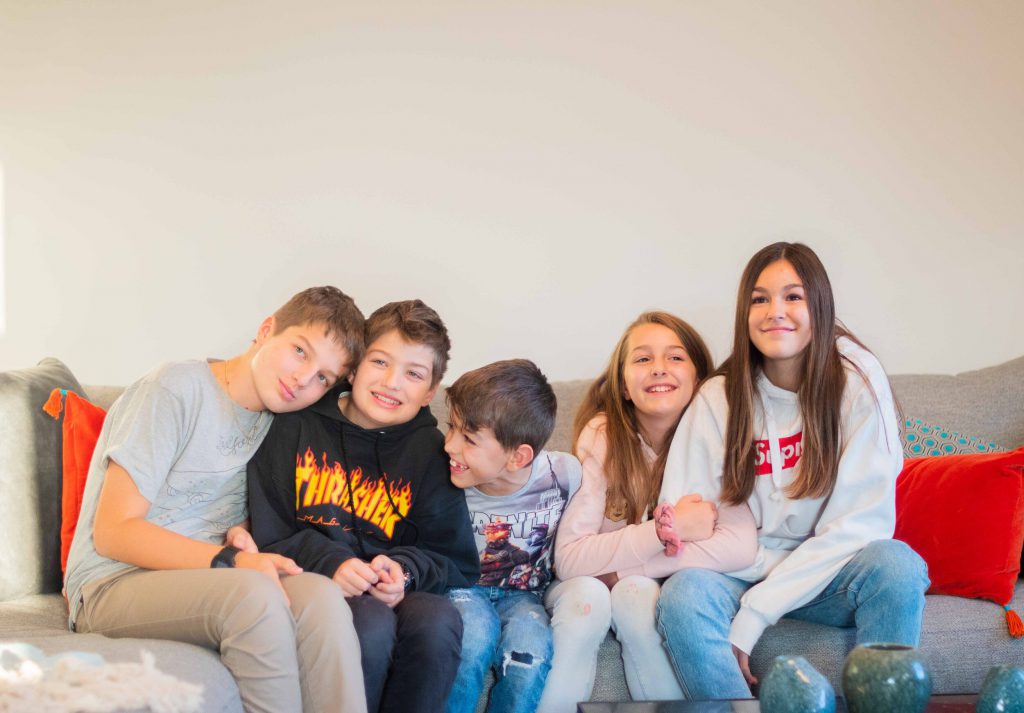 Laetitia, famille recomposée de 5 enfants