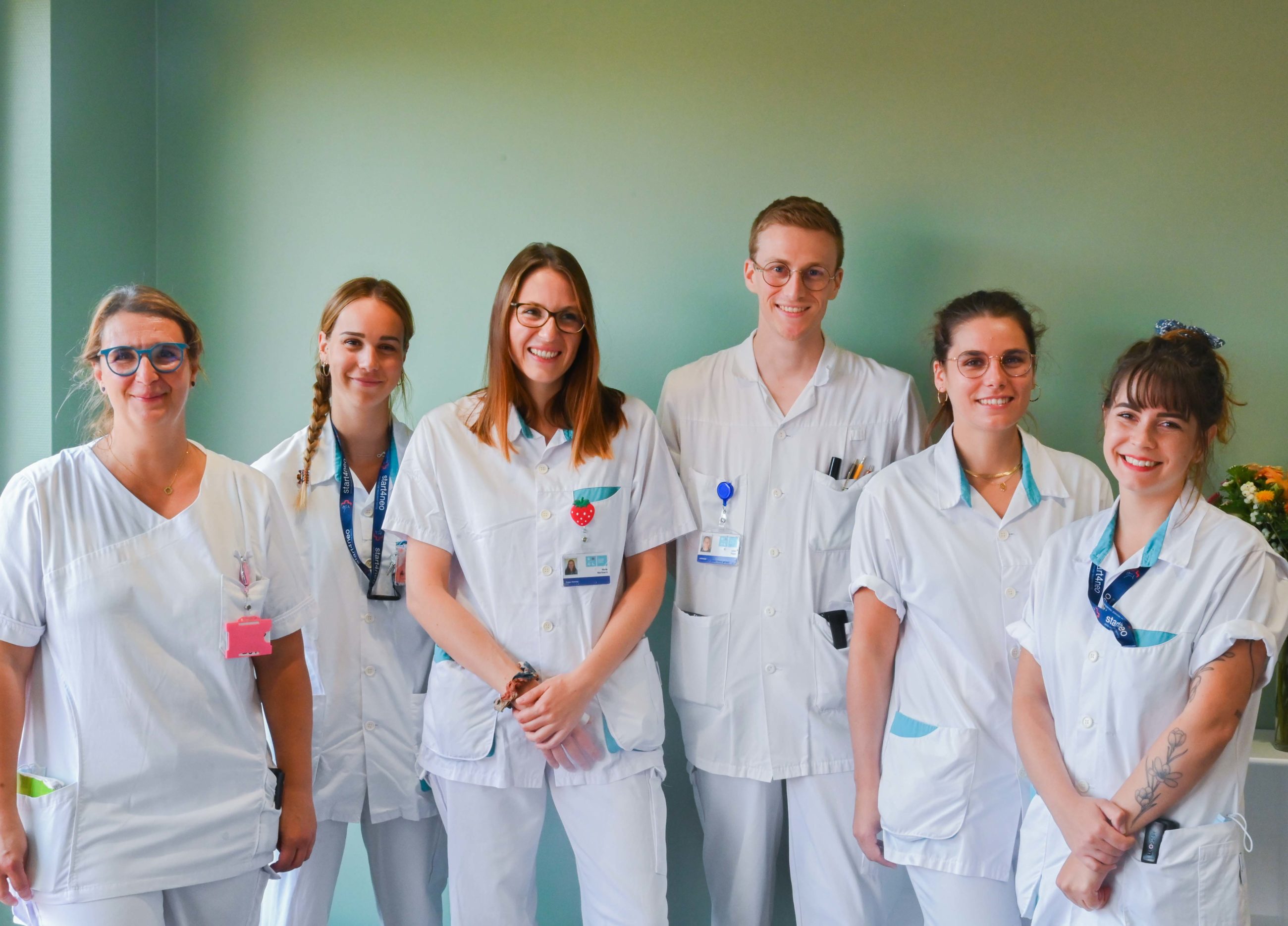 équipe de la maternité de l'hôpital de Nyon